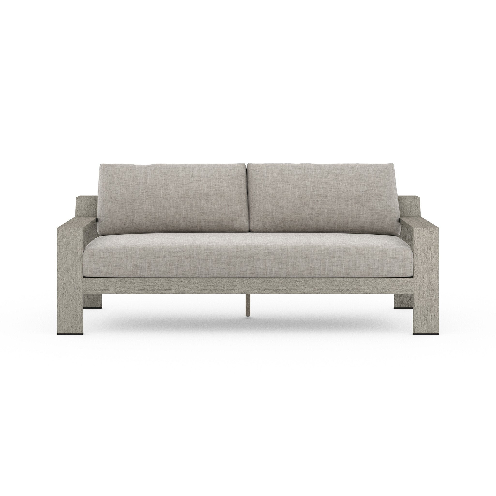 Monterey Outdoor Sofa, Weathered Grey