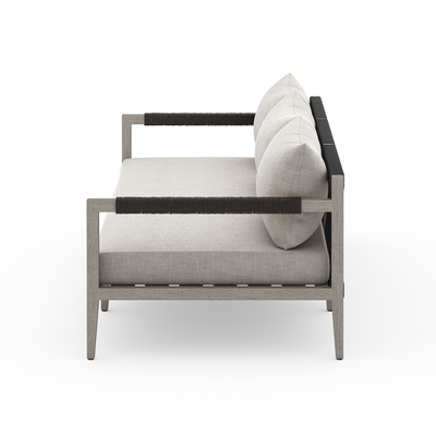 Sherwood Outdoor Sofa, Weathered Grey