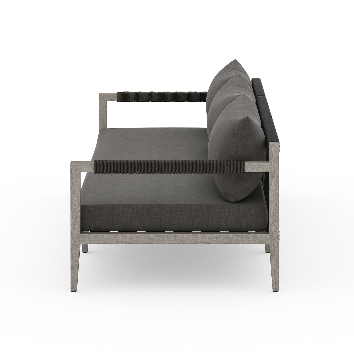 Sherwood Outdoor Sofa, Weathered Grey