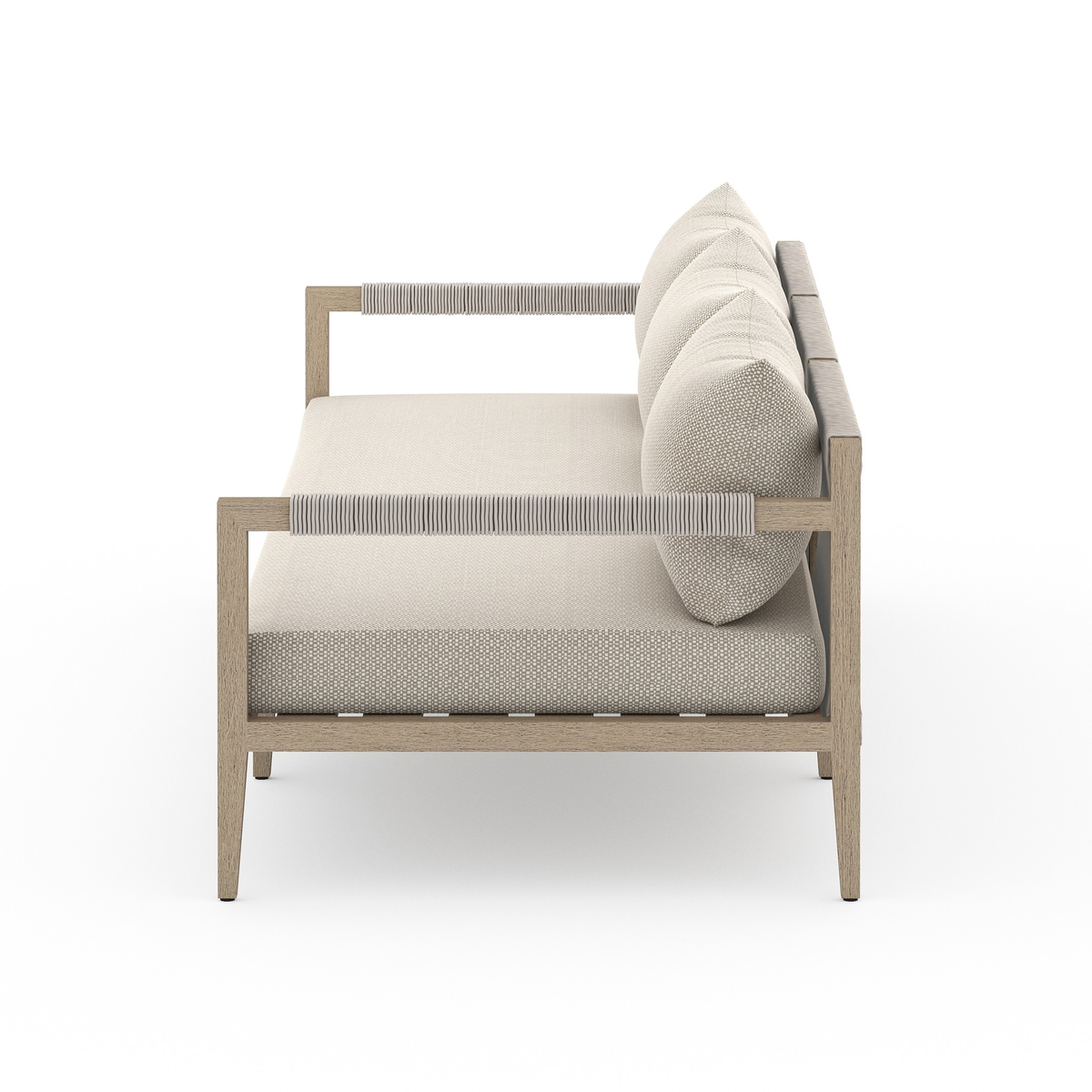 Sherwood Outdoor Sofa, Washed Brown