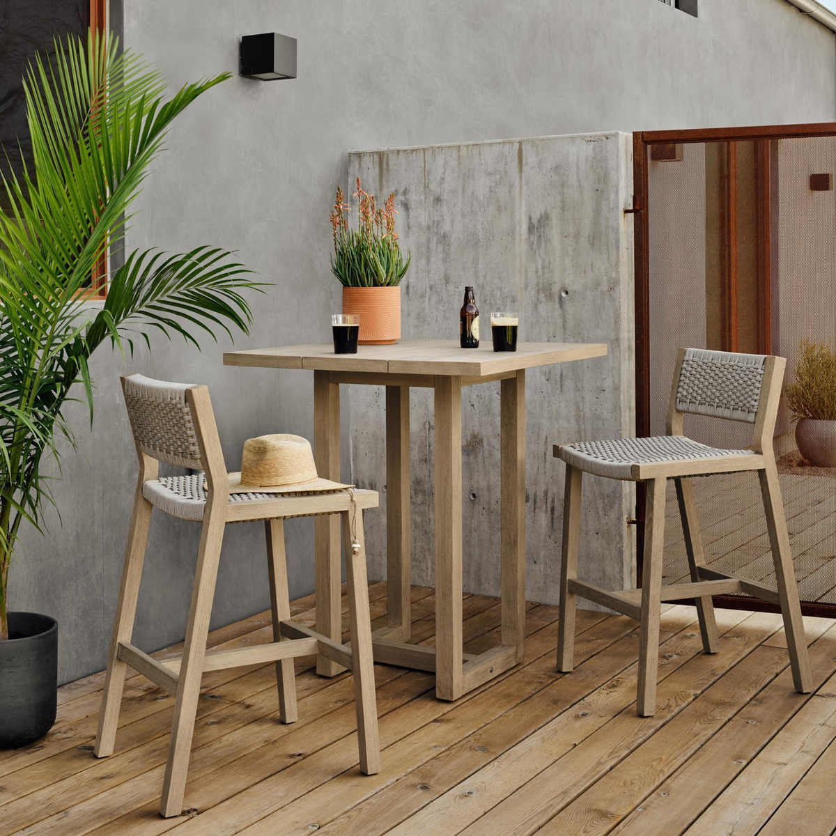 Delano Outdoor Bar + Counter Stool