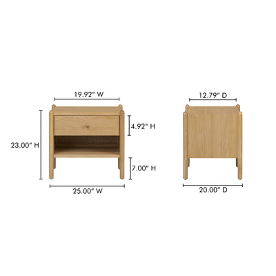 Billy Nightstand Natural