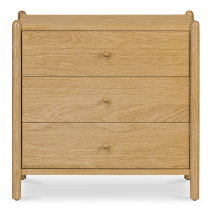 Billy 3 Drawer Nightstand Natural | Natural