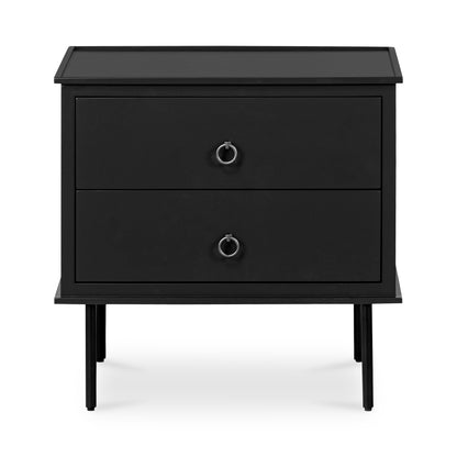 Reagan Nightstand Black | Black