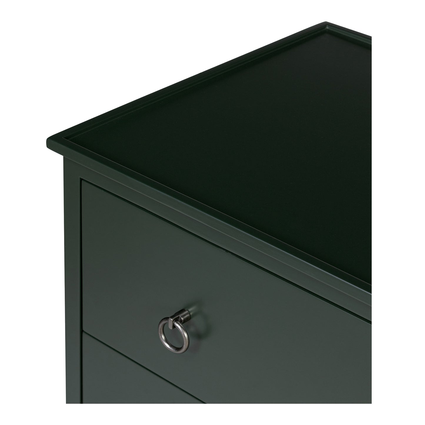 Reagan 3 Drawer Nightstand Deep Green by Moe's Home