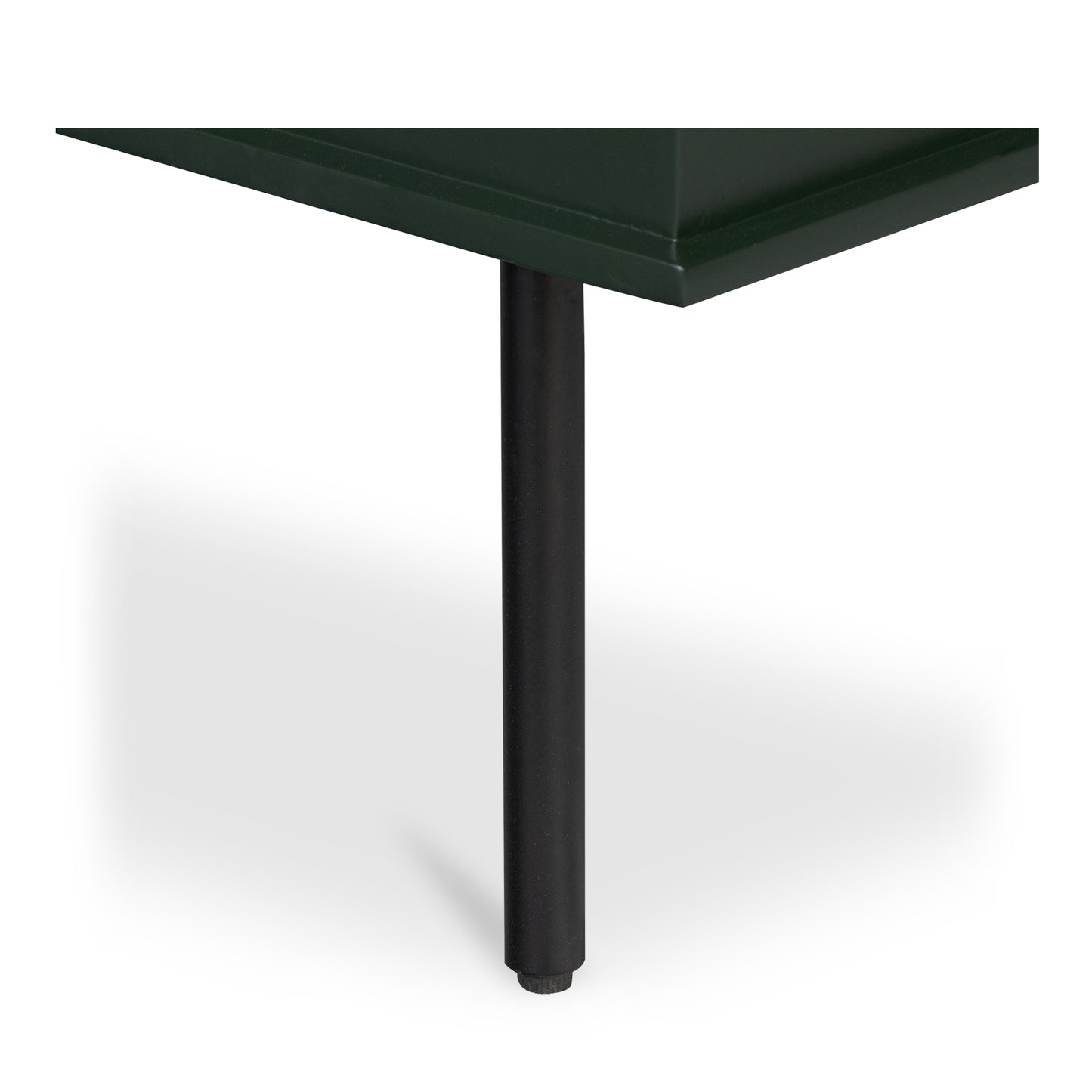 Reagan 3 Drawer Nightstand Deep Green by Moe's Home
