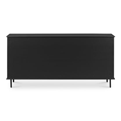 Reagan 6 Drawer Dresser Black