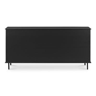 Reagan 6 Drawer Dresser Black by Moe's Home