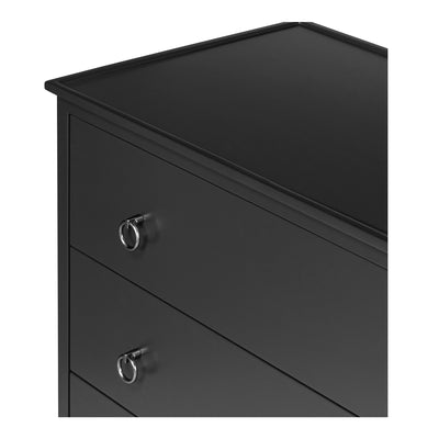 Reagan 6 Drawer Dresser Black by Moe's Home