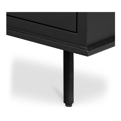 Reagan 6 Drawer Dresser Black by Moe's Home
