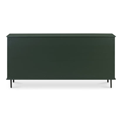 Reagan 6 Drawer Dresser Deep Green