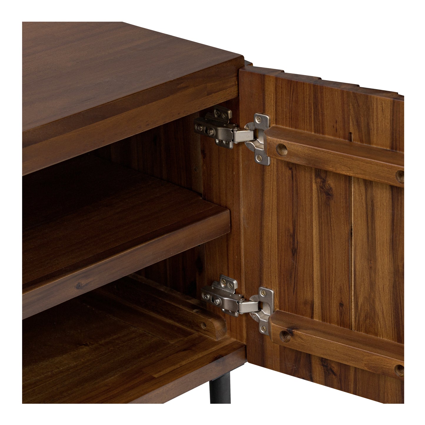 Lincoln Media Cabinet Brown by Moe's Home