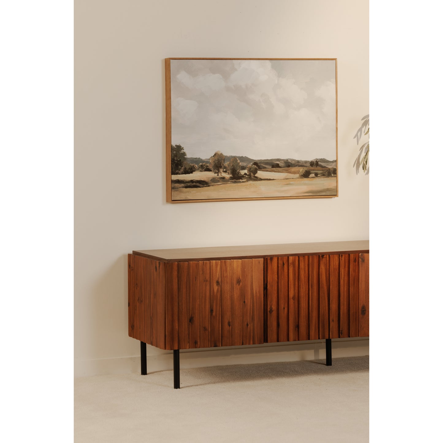 Lincoln Media Cabinet Brown by Moe's Home