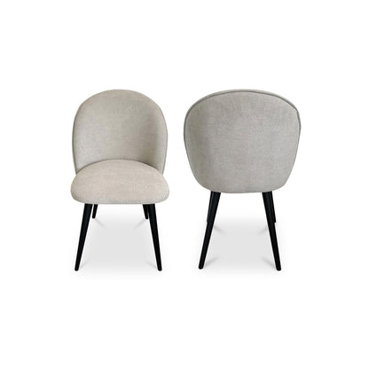 Clarissa Dining Chair Light Grey - Set Of Two