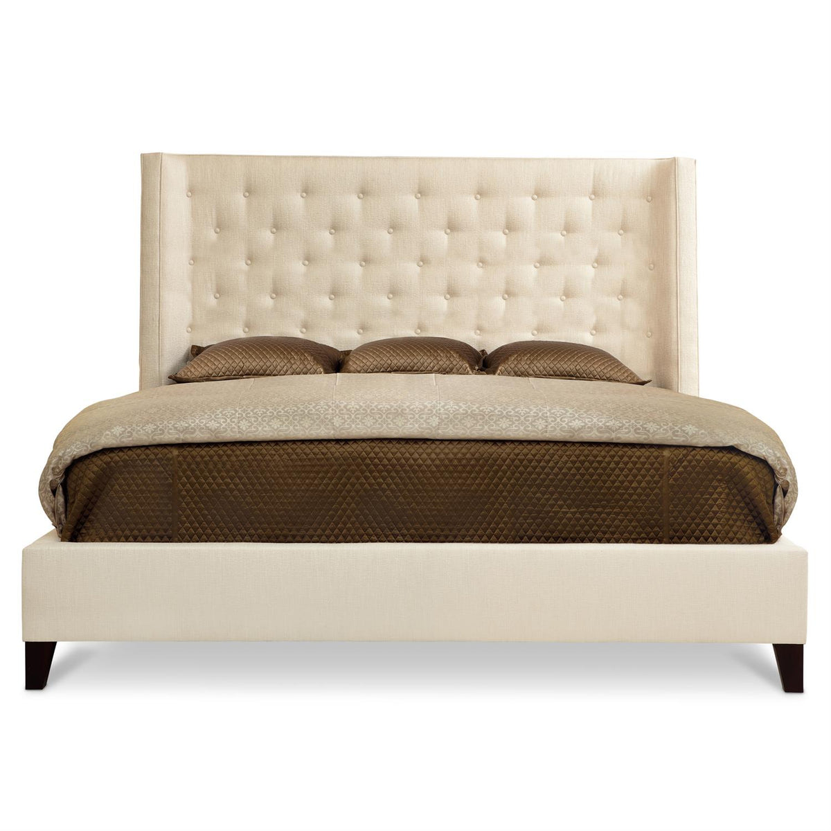 Maxime Fabric Shelter Bed King (69" H) by Bernhardt