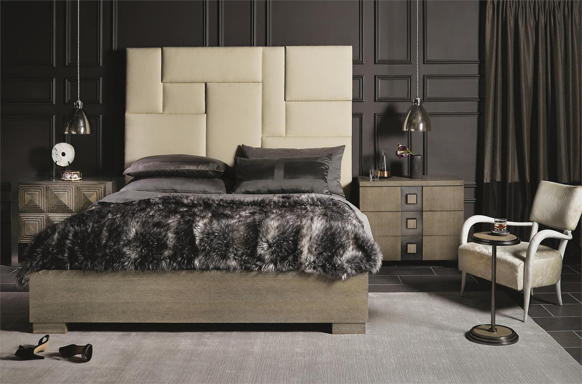 Mosaic Panel Bed King by Bernhardt