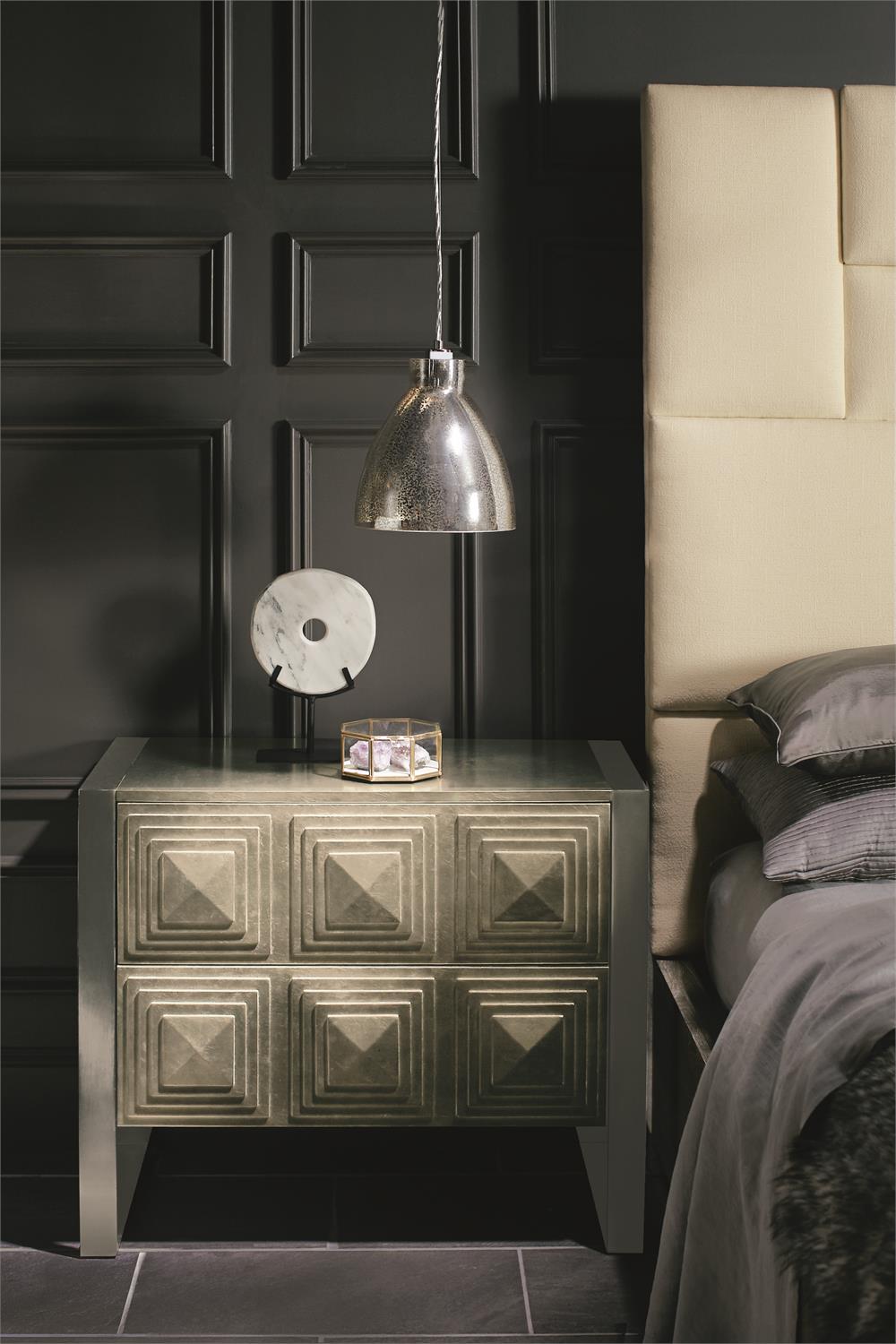Mosaic Panel Bed King by Bernhardt