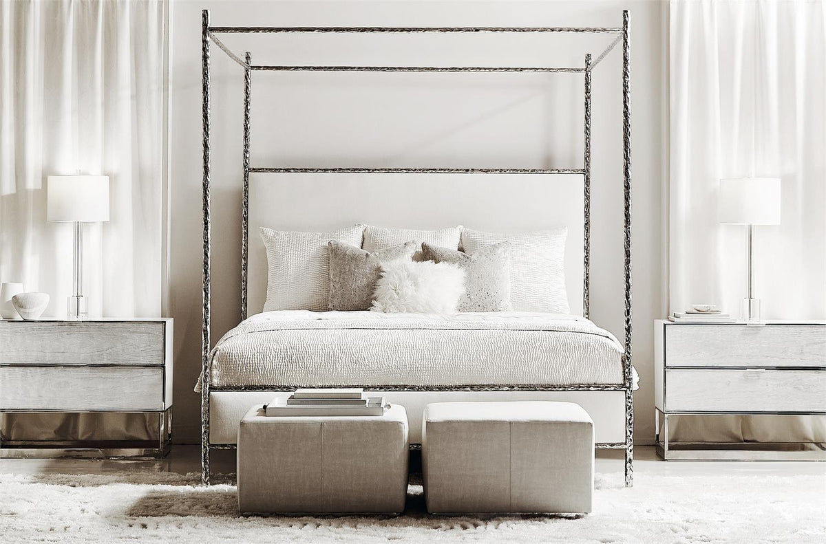 Odette Fabric Canopy Bed King by Bernhardt