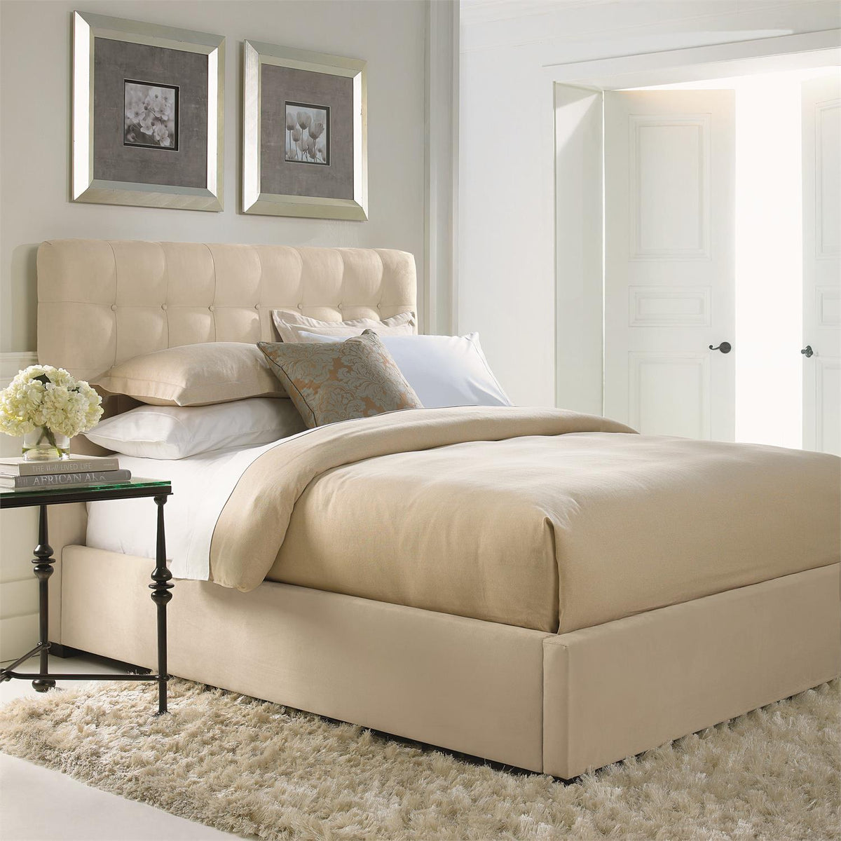 Avery Fabric Panel Bed Queen by Bernhardt