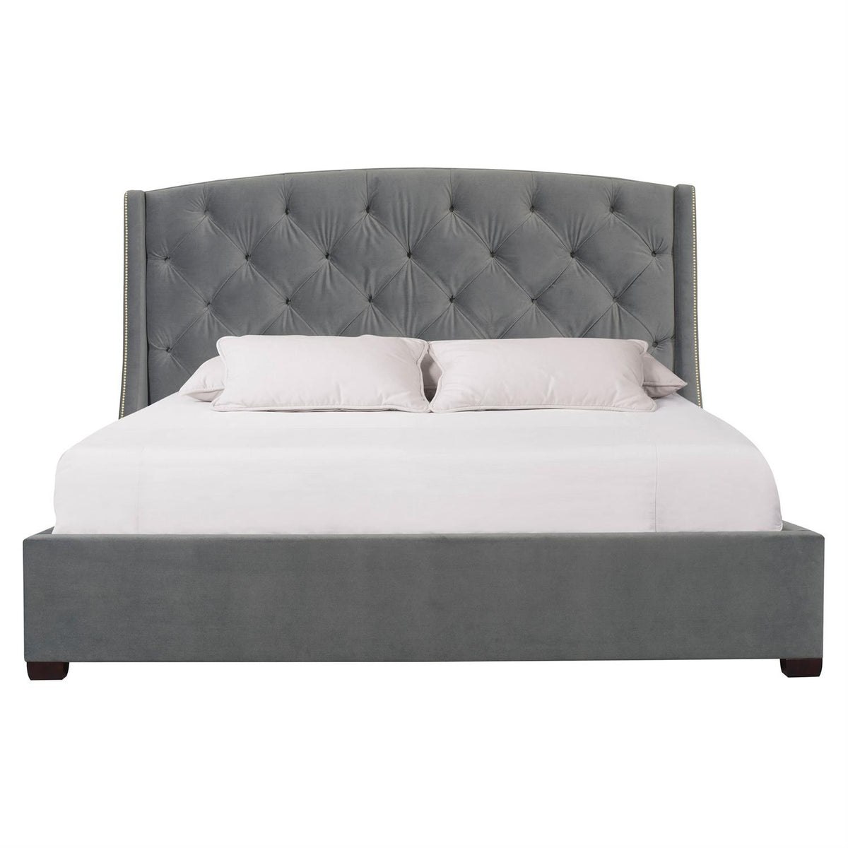 Jordan Fabric Shelter Bed King (64" H) by Bernhardt