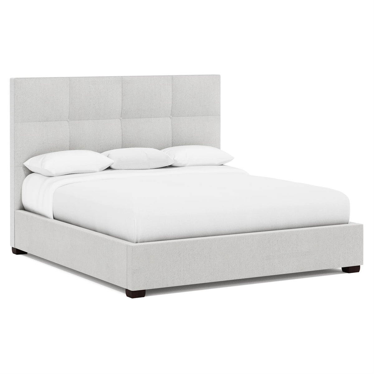Derrick Fabric Panel Bed Queen (K1515) by Bernhardt