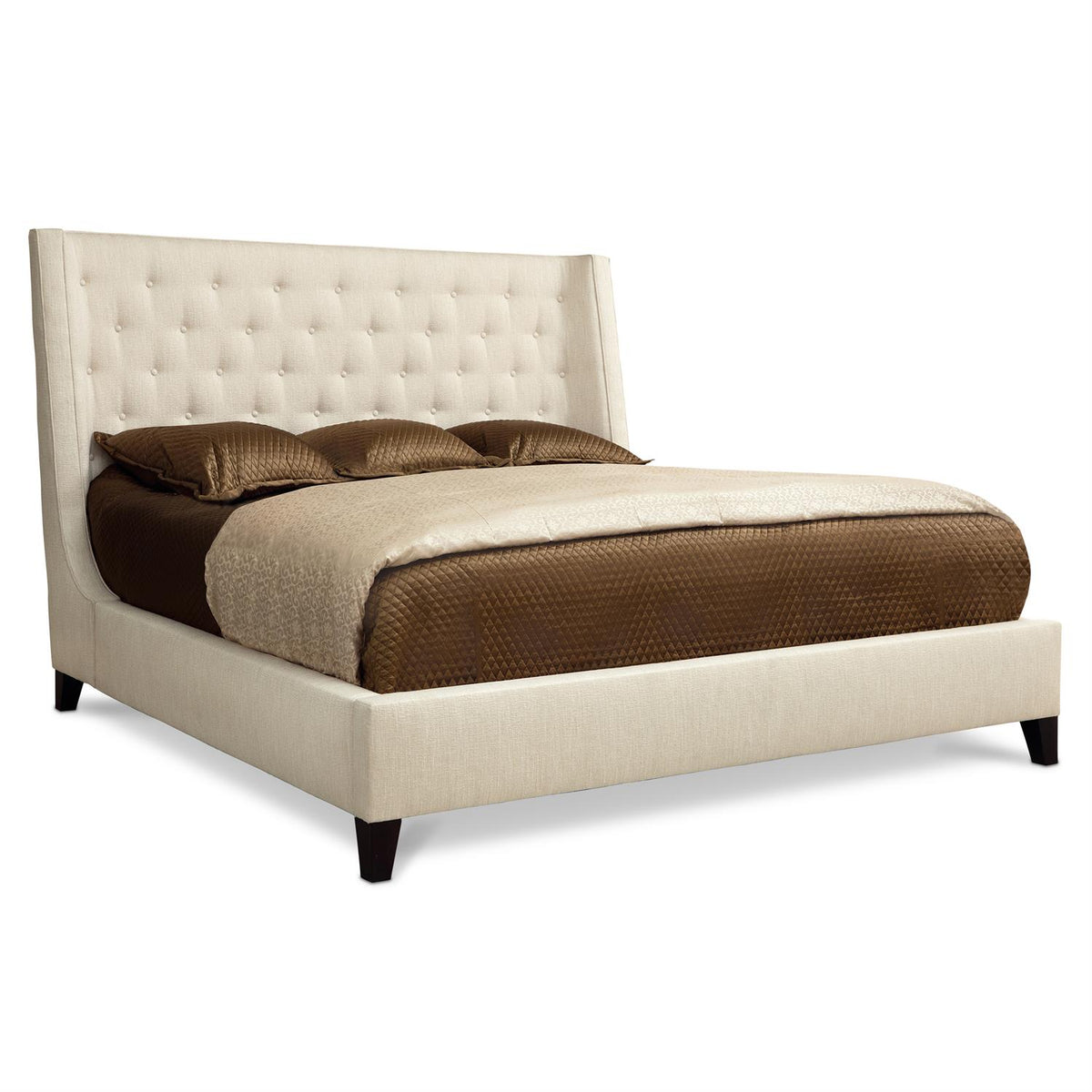 Maxime Fabric Shelter Bed King (58" H) by Bernhardt