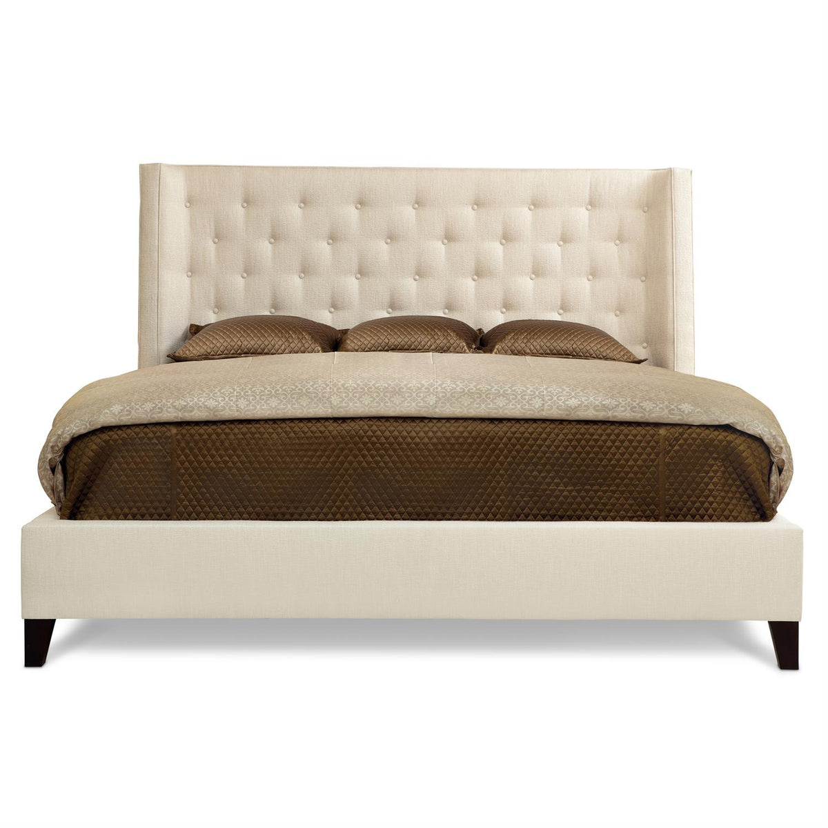 Maxime Fabric Shelter Bed King (58" H) by Bernhardt