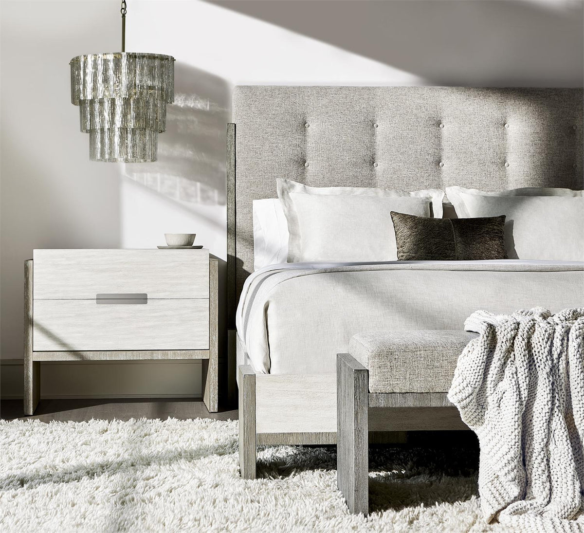 Foundations Panel Bed Queen (K1651) by Bernhardt
