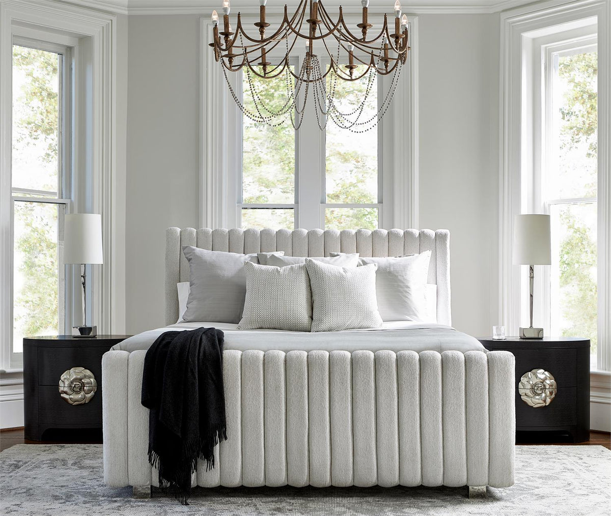 Silhouette Panel Bed Queen by Bernhardt