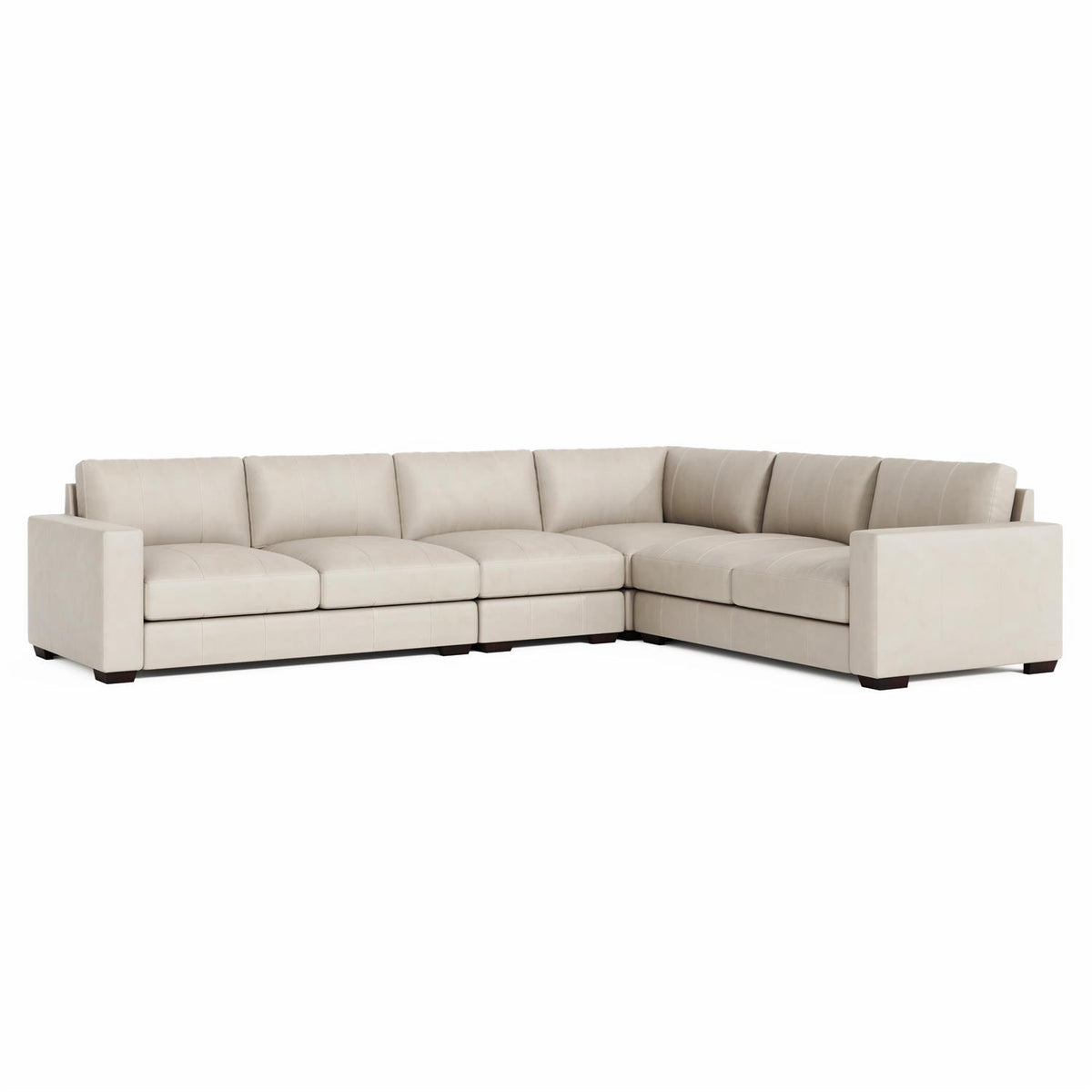Dawkins Leather Sectional (K1669) by Bernhardt