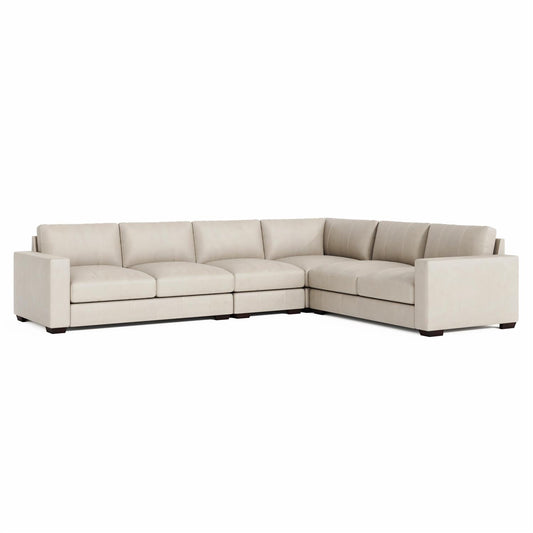 Dawkins Leather Sectional (K1669) by Bernhardt