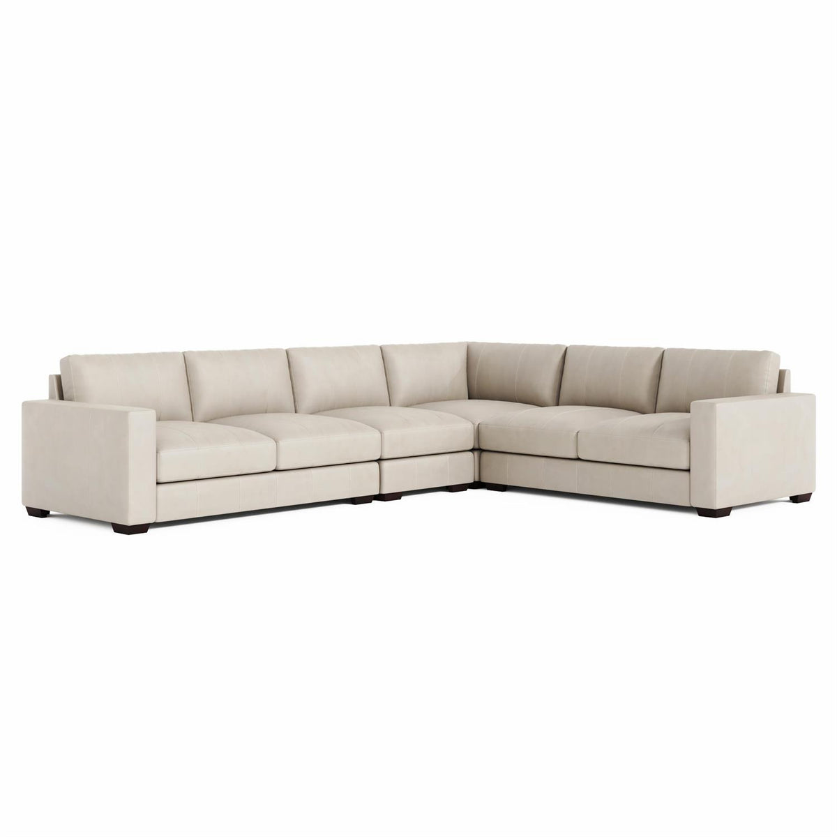 Dawkins Leather Sectional (K1669) by Bernhardt