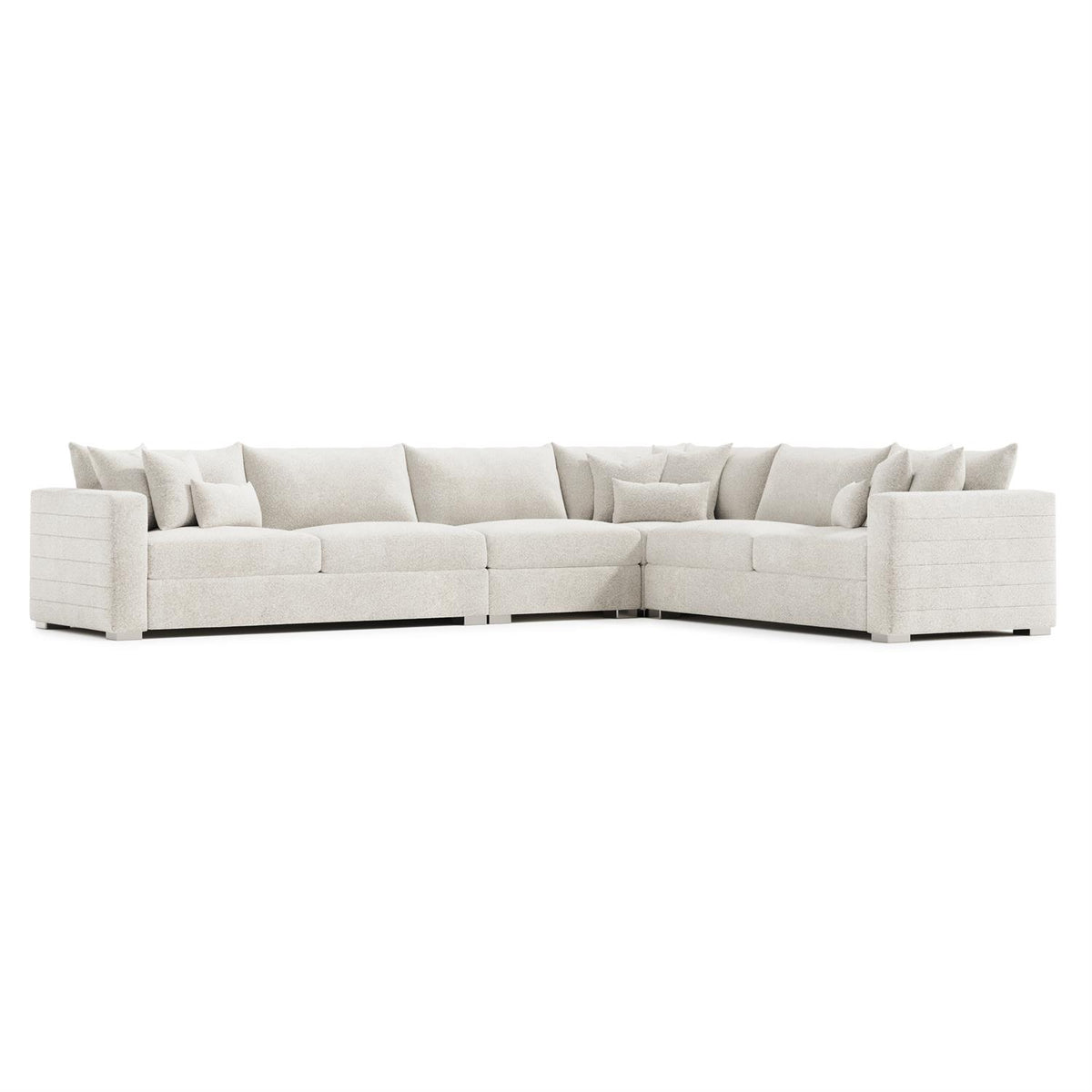 Helena Fabric Sectional Metal Foot (K1670) by Bernhardt