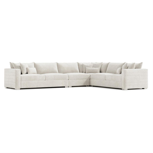 Helena Fabric Sectional Metal Foot (K1670) by Bernhardt