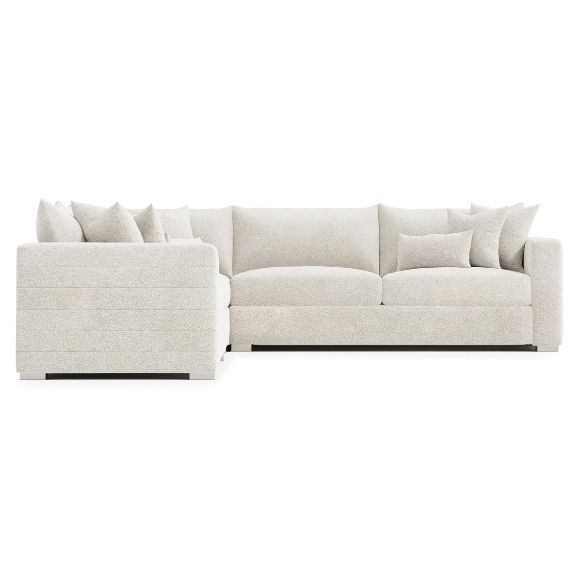 Helena Fabric Sectional Metal Foot (K1670) by Bernhardt