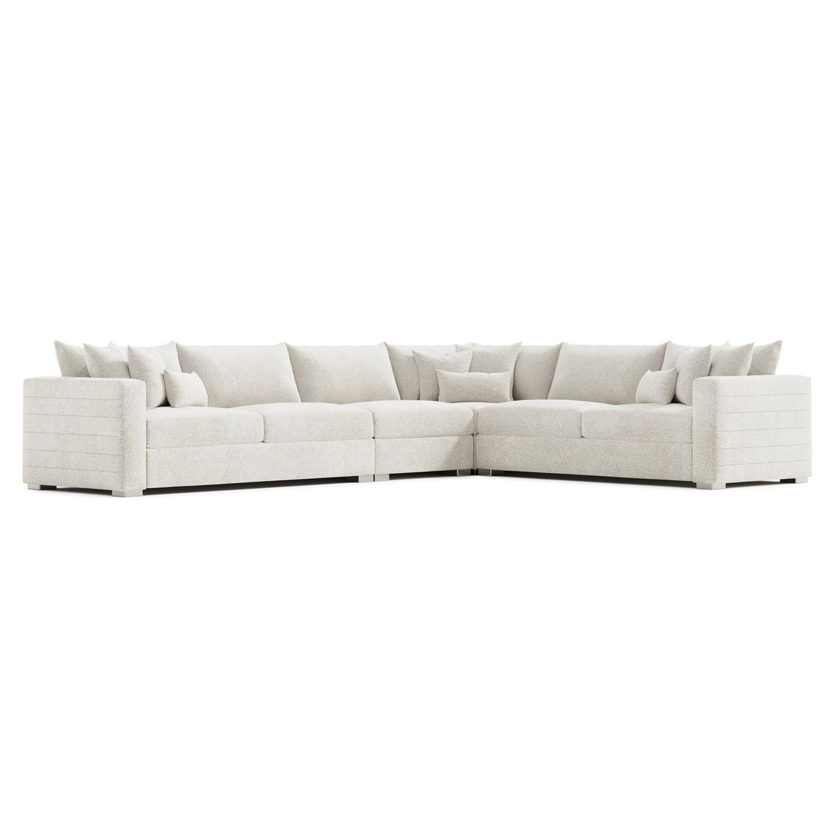 Helena Fabric Sectional Metal Foot (K1670) by Bernhardt