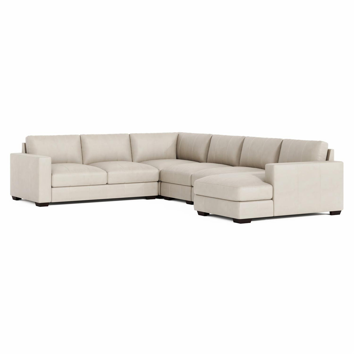 Dawkins Leather Sectional (K1678) by Bernhardt