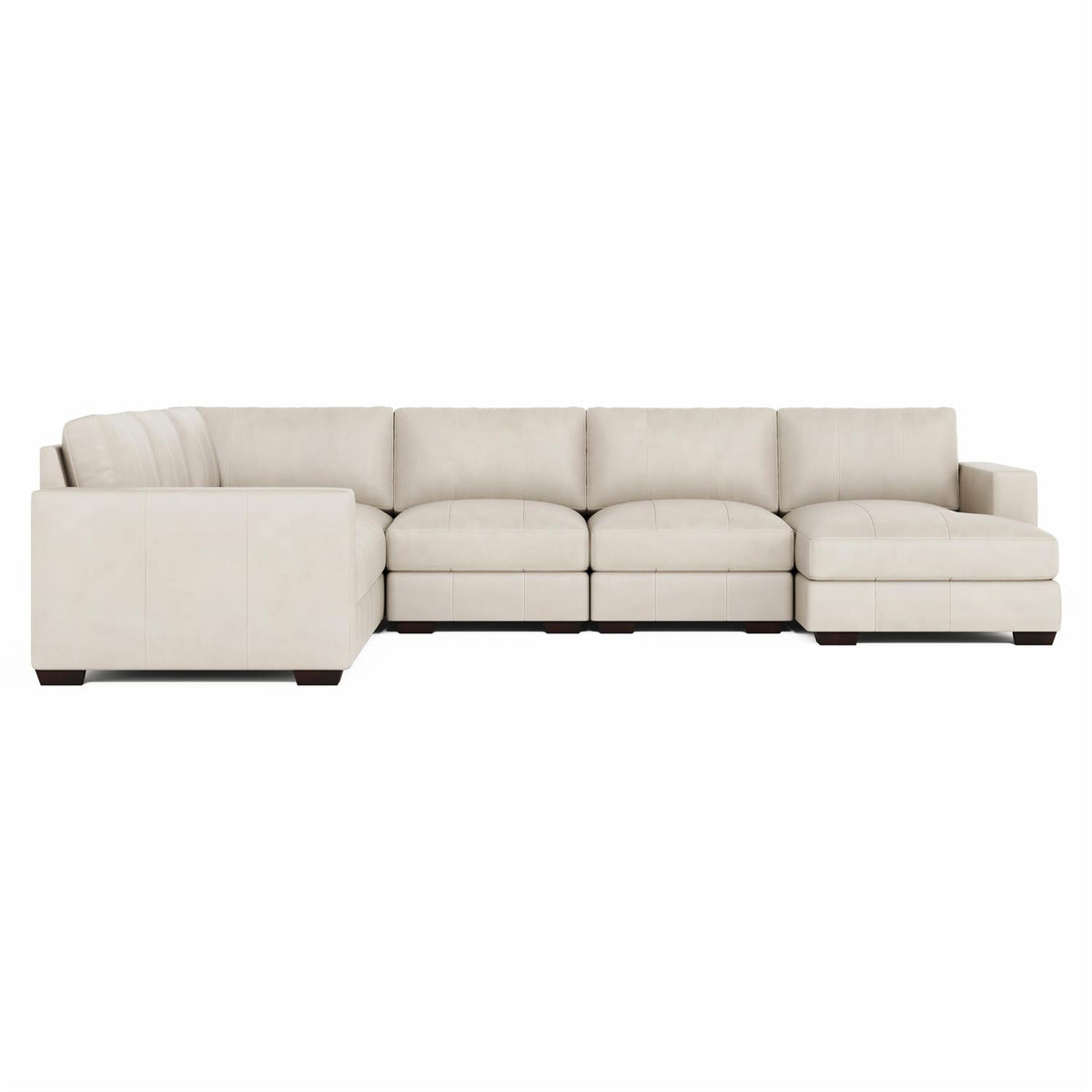 Dawkins Leather Sectional (K1678) by Bernhardt