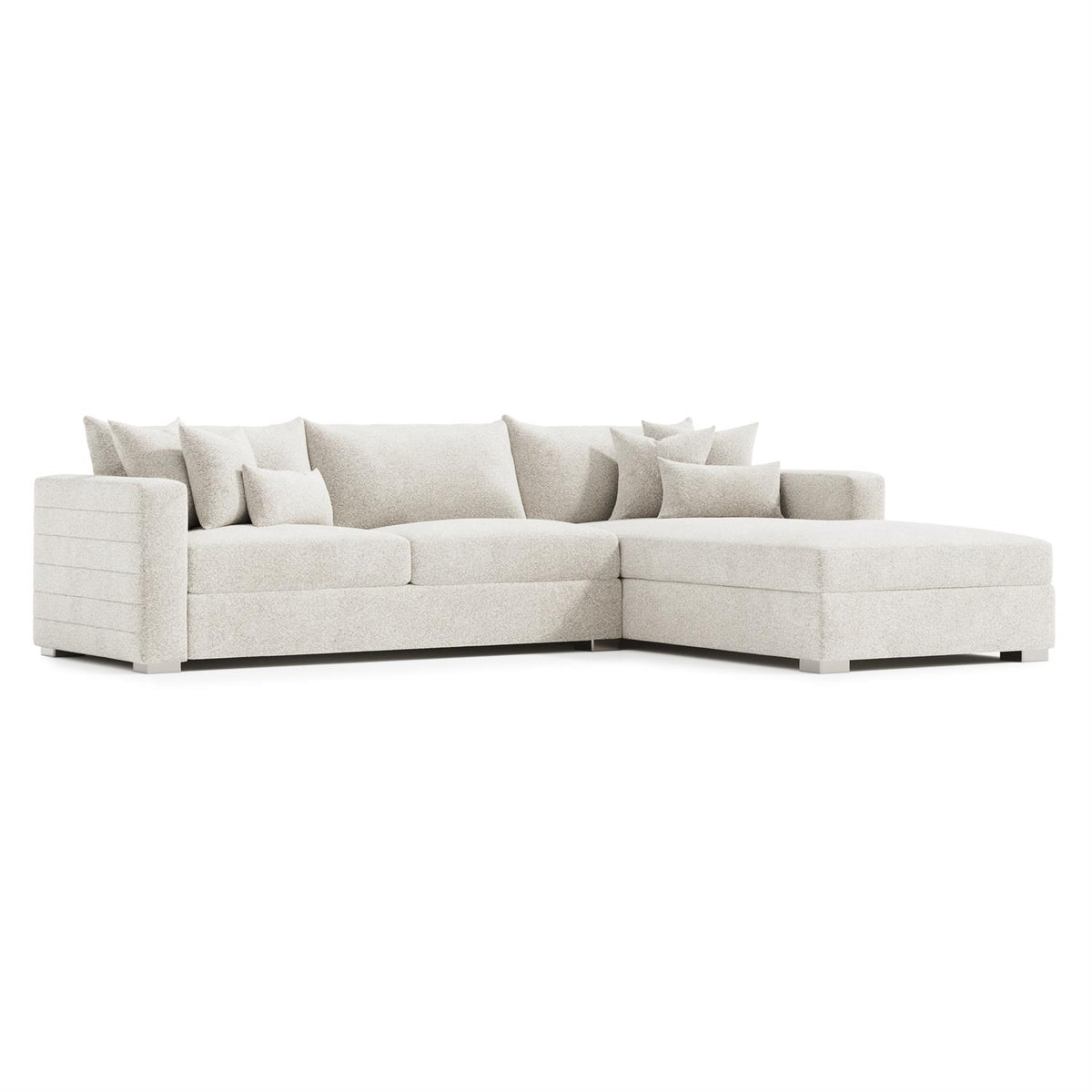 Helena Fabric Sectional Metal Foot (K1684) by Bernhardt