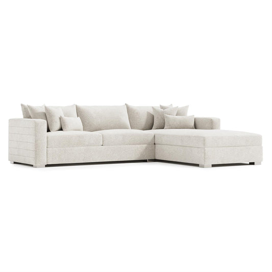 Helena Fabric Sectional Metal Foot (K1684) by Bernhardt