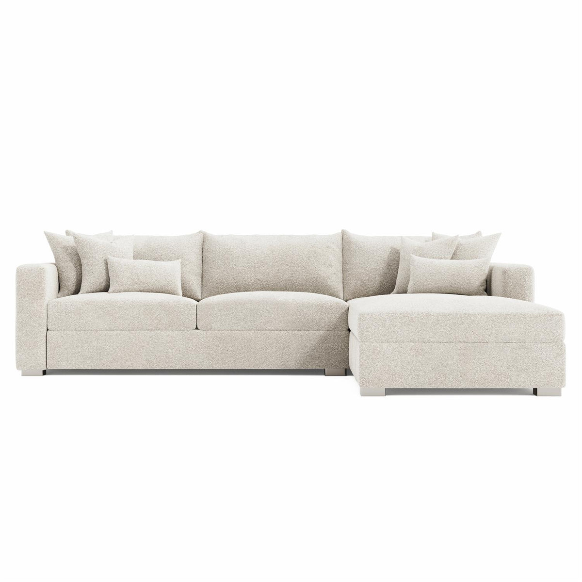 Helena Fabric Sectional Metal Foot (K1684) by Bernhardt