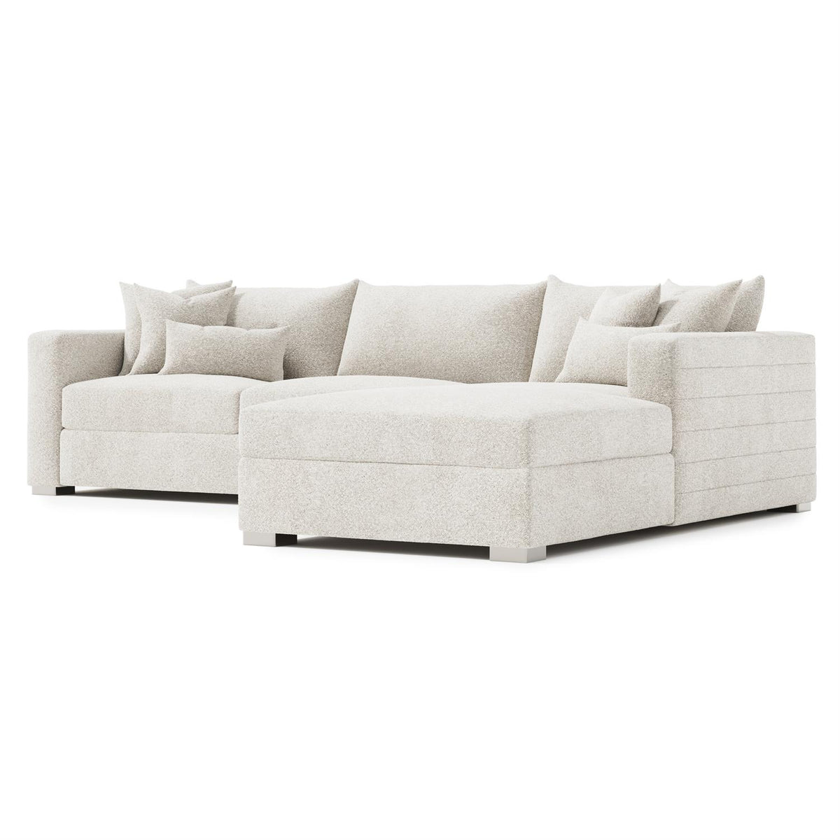 Helena Fabric Sectional Metal Foot (K1684) by Bernhardt