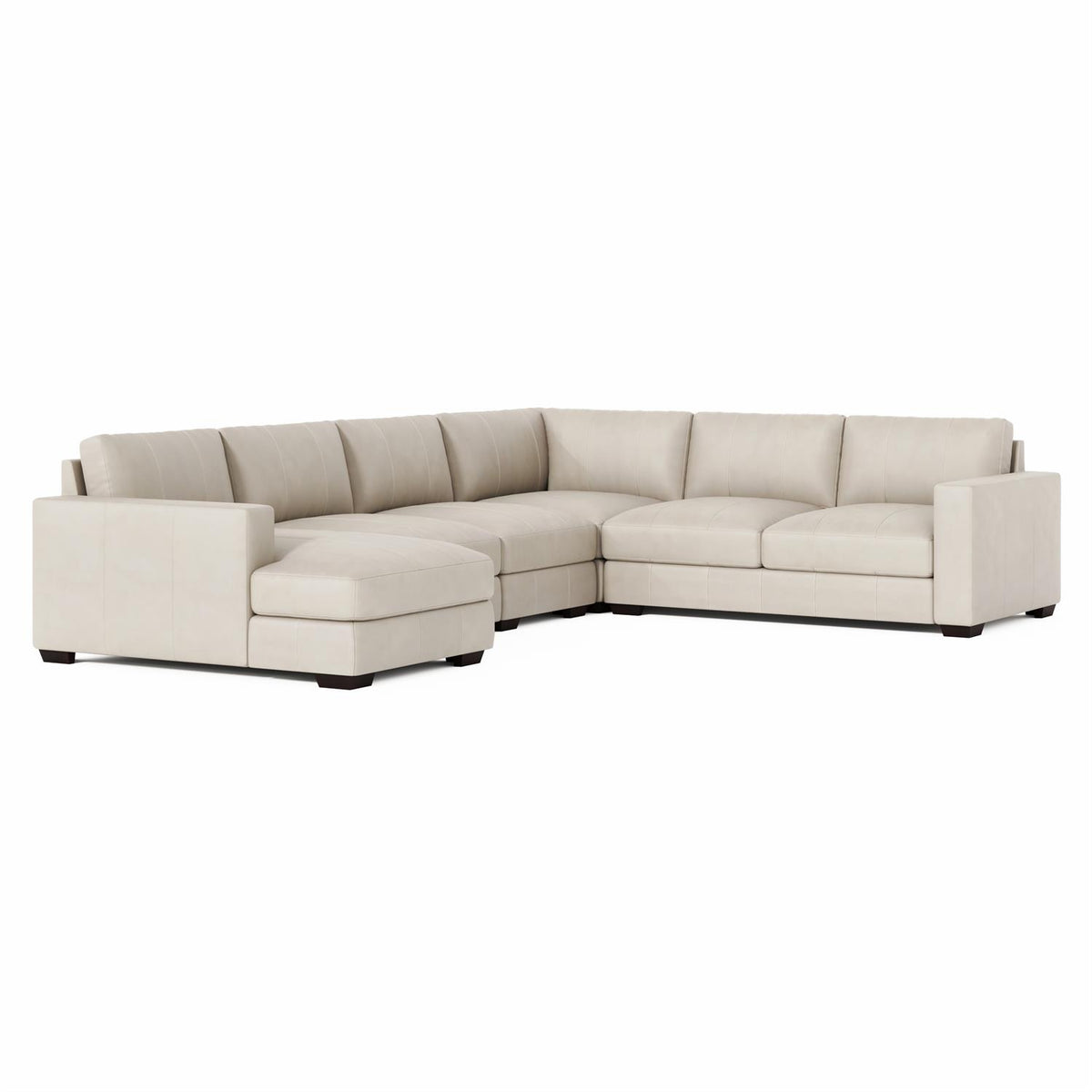 Dawkins Leather Sectional (K1714) by Bernhardt