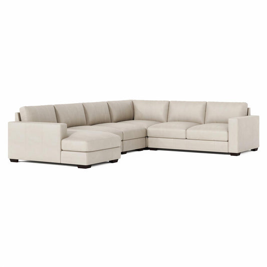 Dawkins Leather Sectional (K1714) by Bernhardt