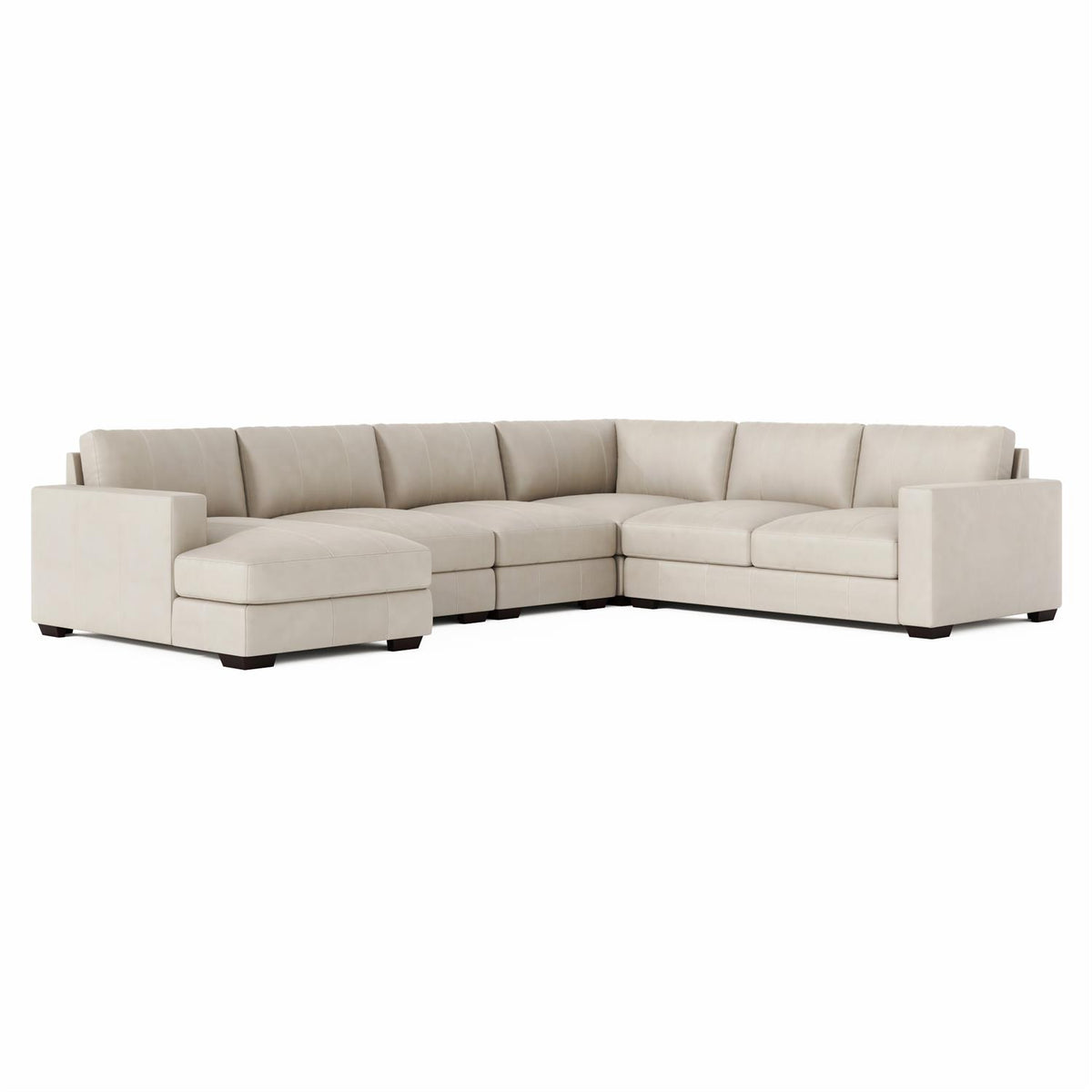 Dawkins Leather Sectional (K1714) by Bernhardt