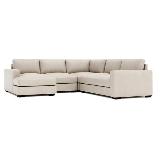 Dawkins Leather Sectional (K1783) by Bernhardt
