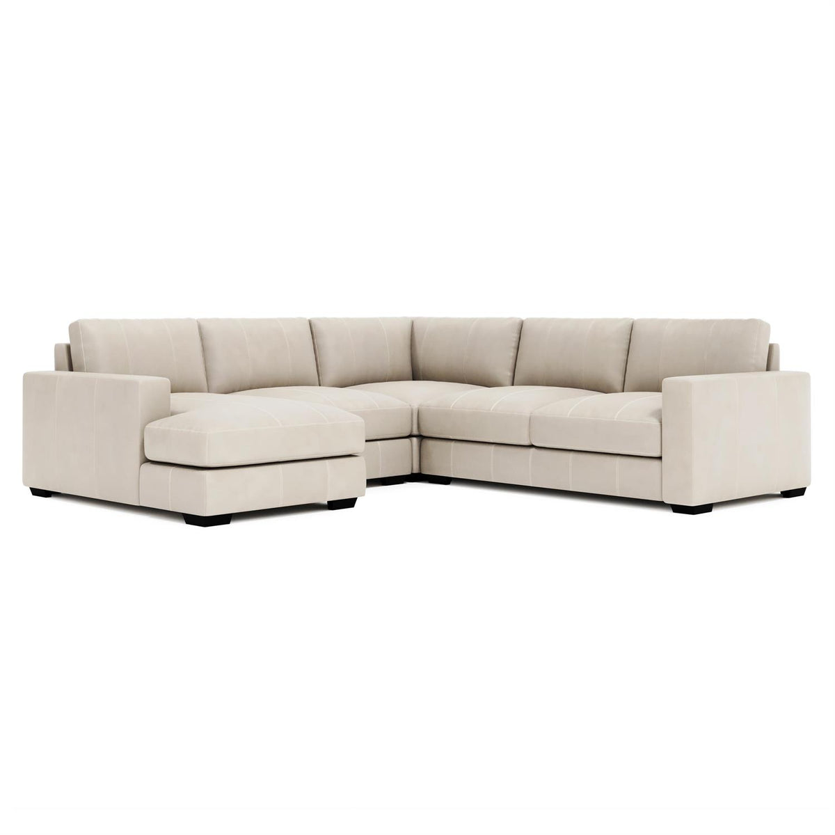 Dawkins Leather Sectional (K1783) by Bernhardt