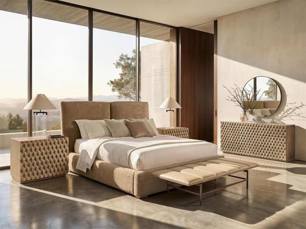 Kalo Fabric Panel Bed King by Bernhardt