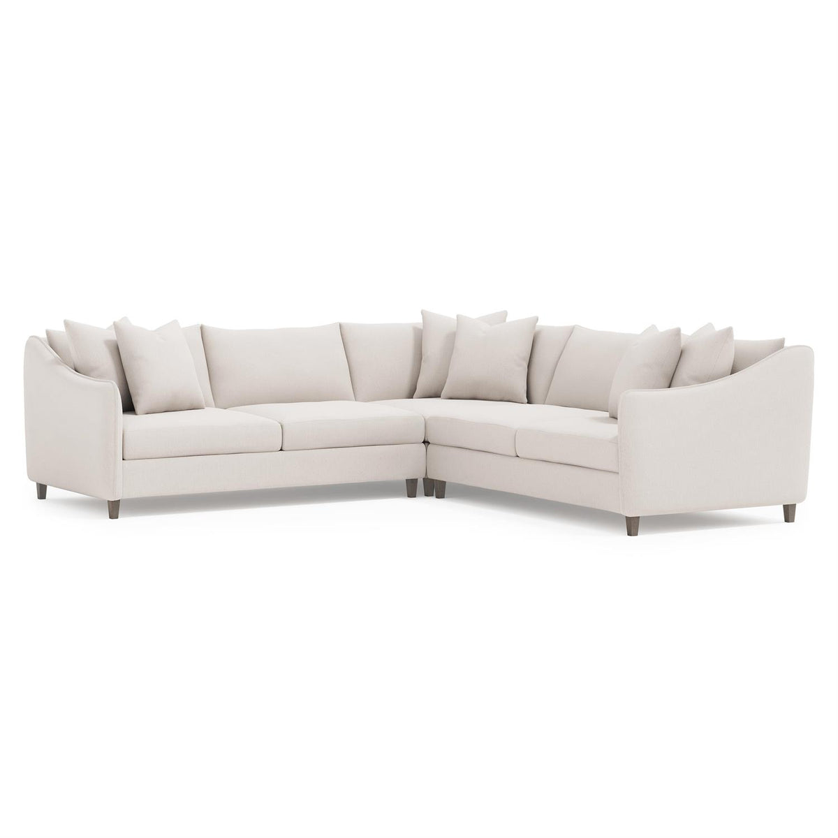 Joli Fabric Sectional (K1918) by Bernhardt