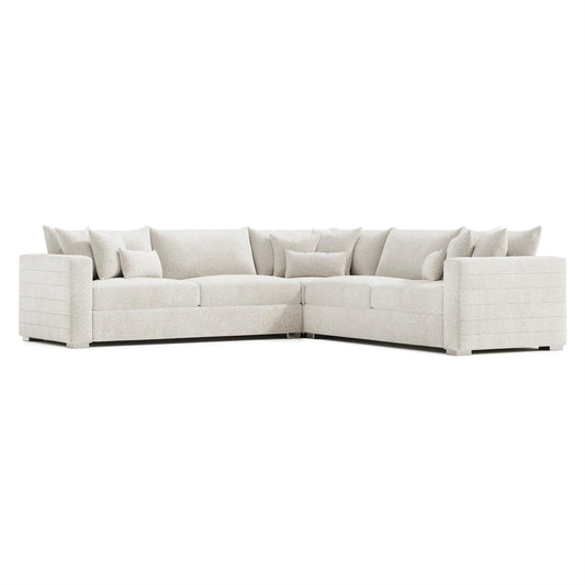 Helena Fabric Sectional Metal Foot (K1924) by Bernhardt